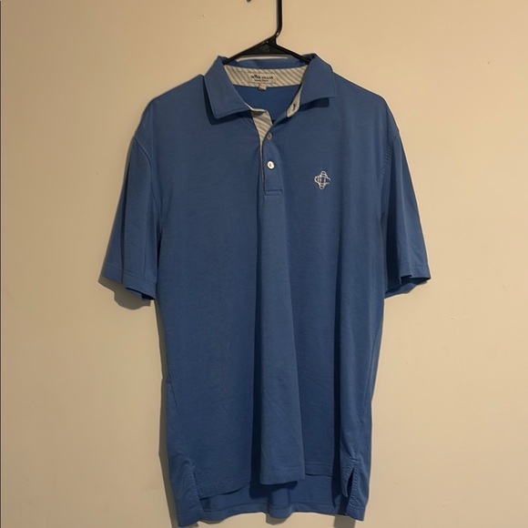 Men's Blue Polo Shirt - Picture 1 of 3